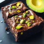 Brownie cioccolato avocado pistacchi
