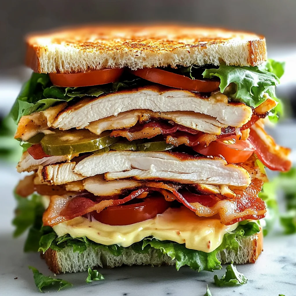 Club Sandwich Poulet Faible Carbs