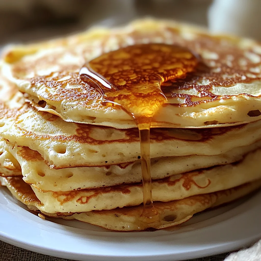 Crêpes épaisses à l'ancienne