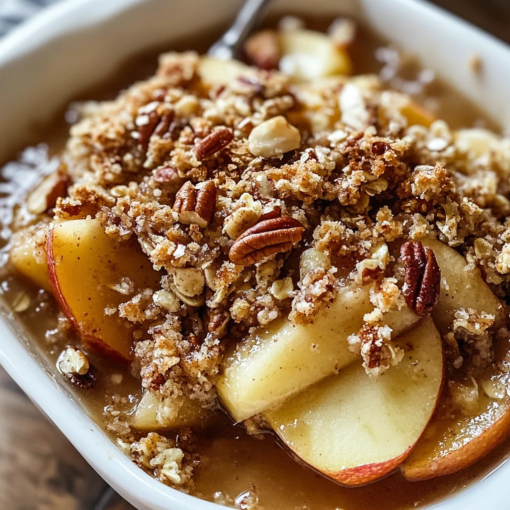 Crumble pommes sain et facile