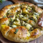 Fougasse ail des ours fromage