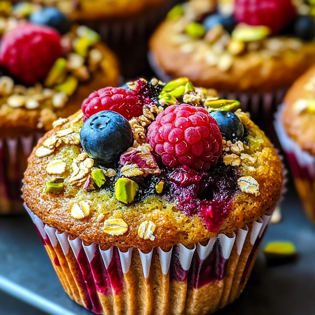 Muffins sains aux petits fruits