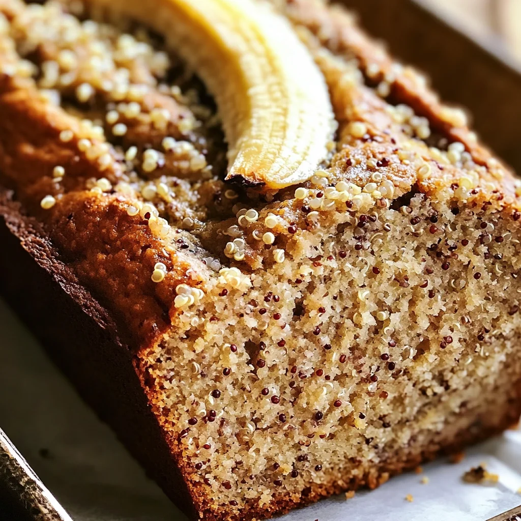 Pain aux bananes et quinoa