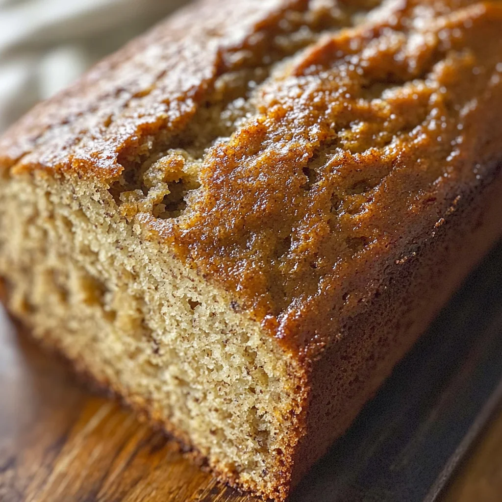 Pain aux bananes sans sucre