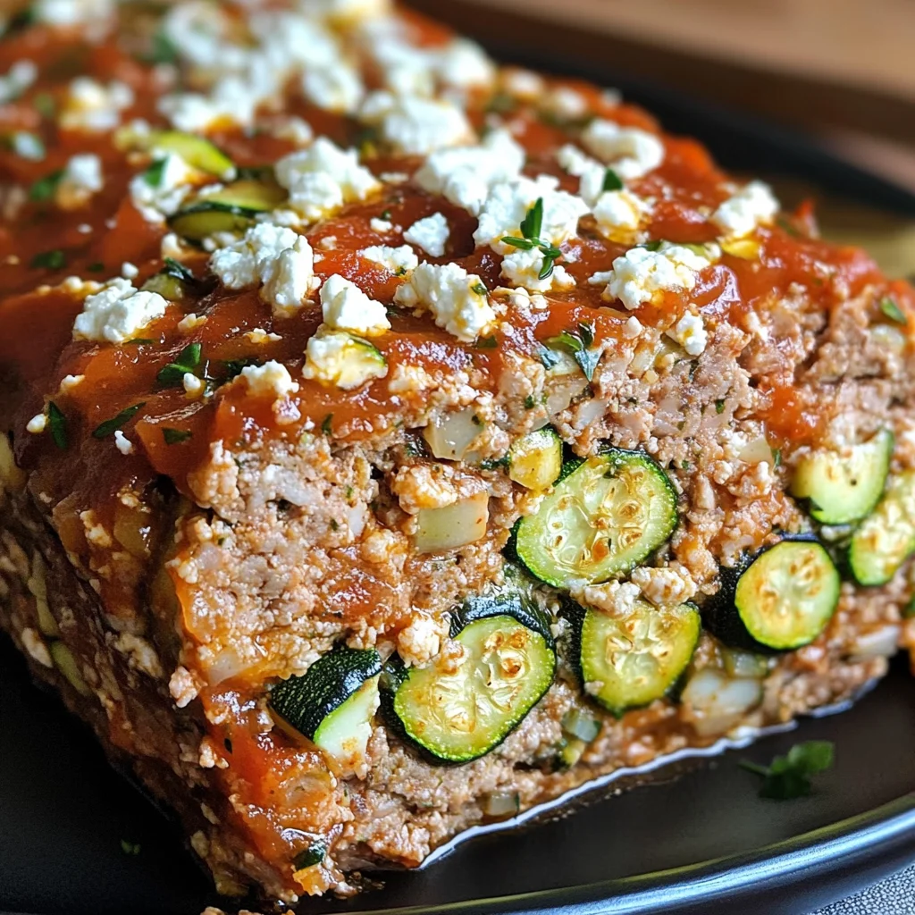 Pain viande dinde courgette