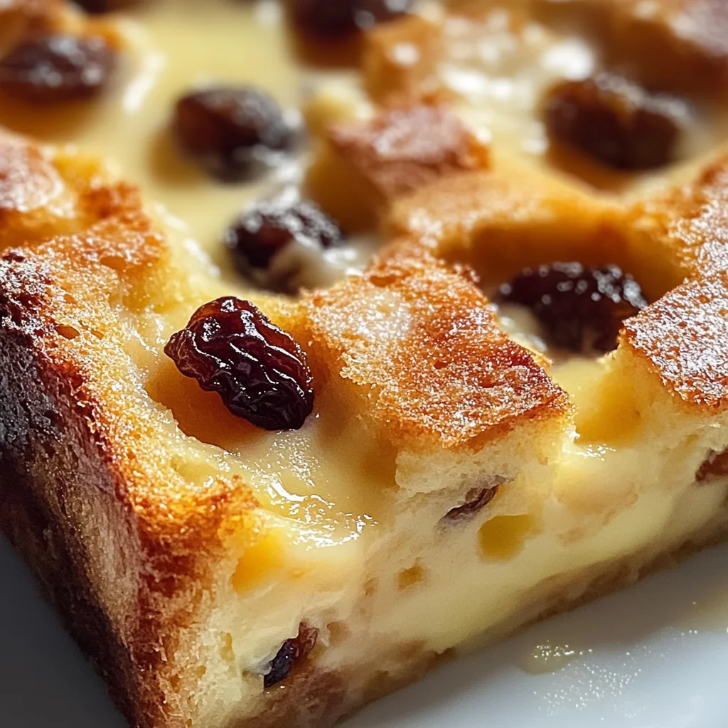 Pouding gourmand au pain