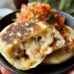 Pupusas maison aux haricots