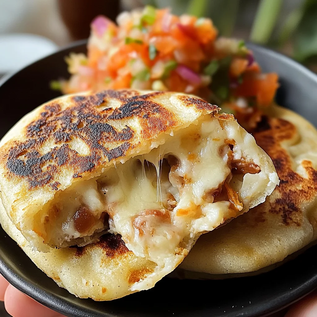 Pupusas maison aux haricots
