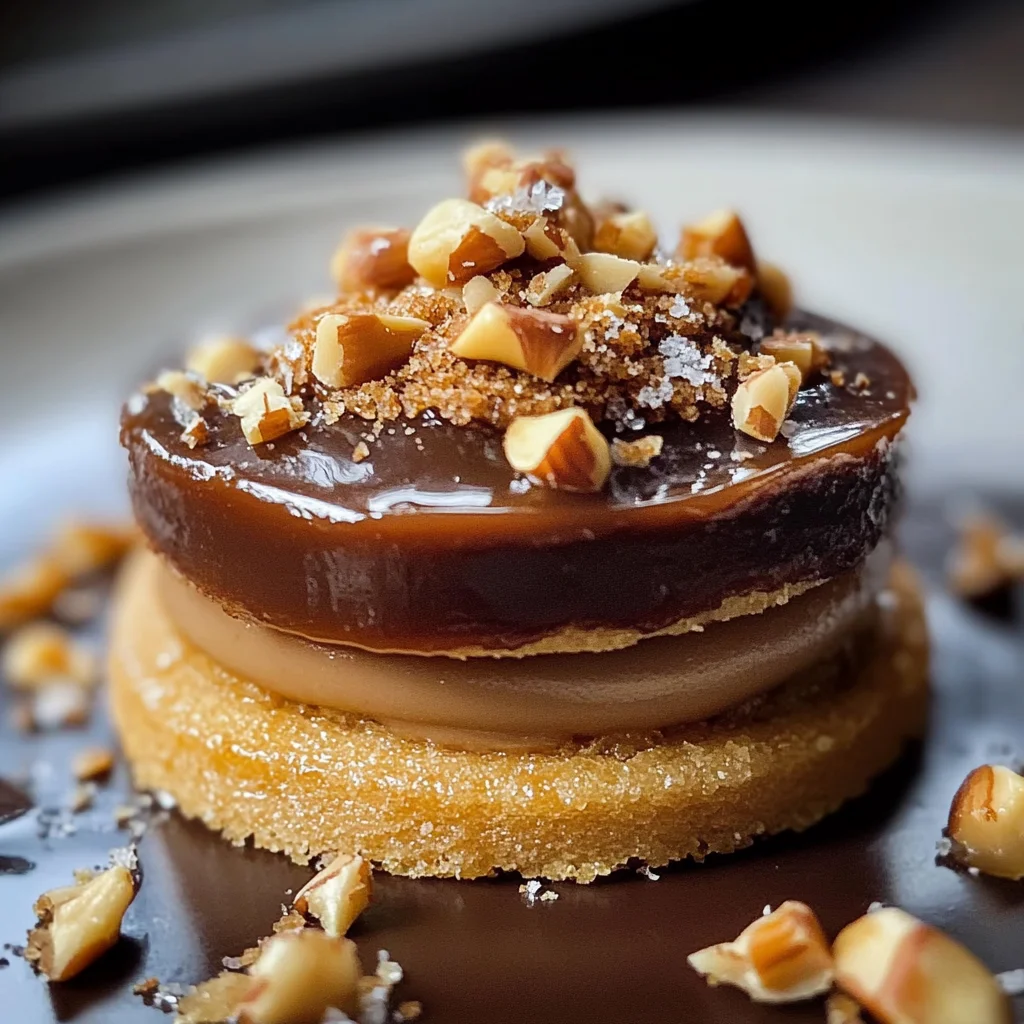 Sablés caramel et gianduja