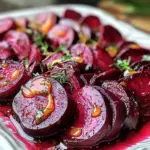 Salade de betteraves marinées