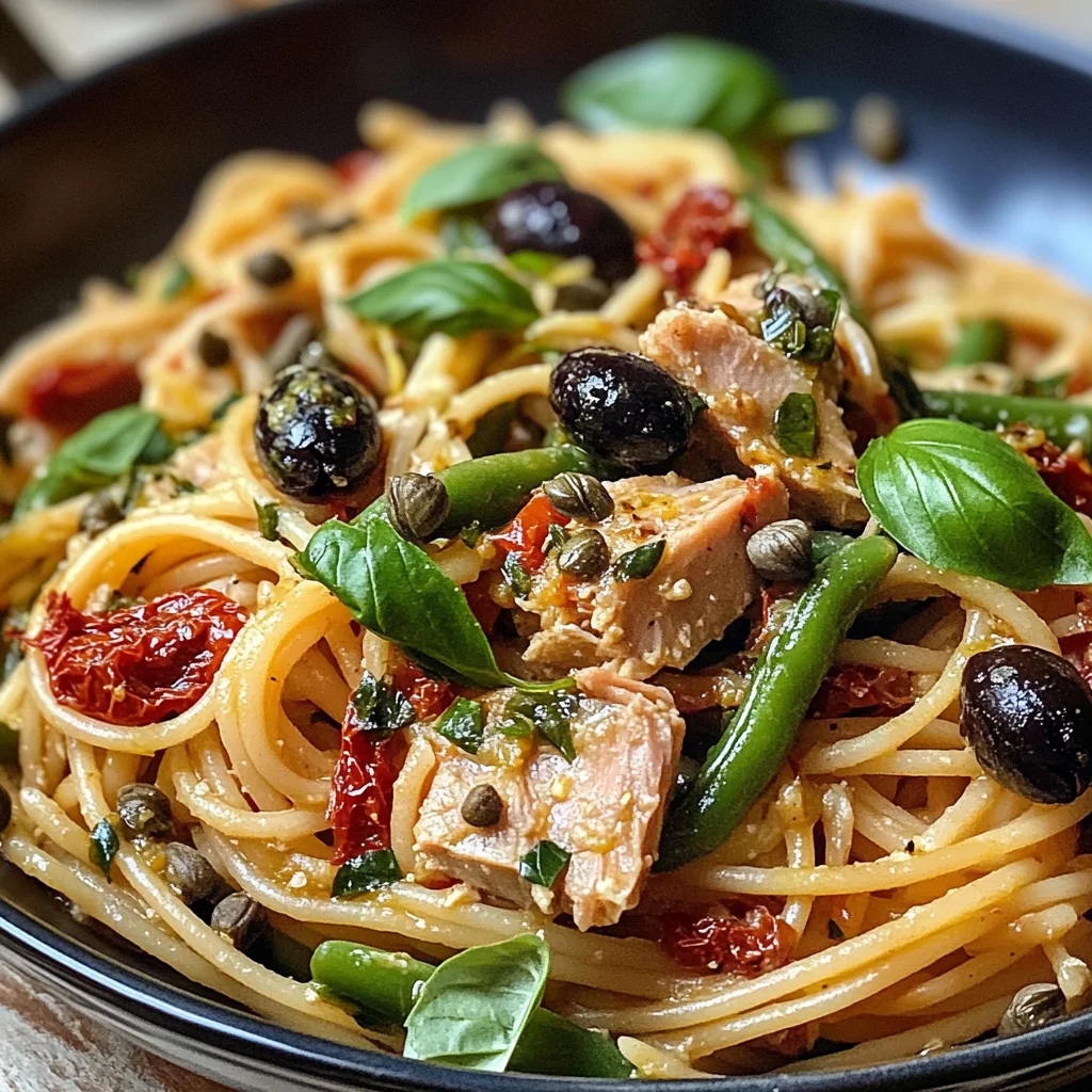 Spaghetti façon niçoise faciles
