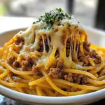 Spaghettis au curry savoureux