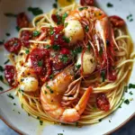 Spaghettis aux langoustines tomates