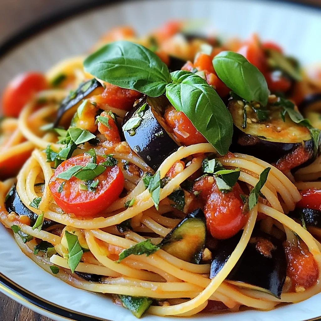 Spaghettis aux nuances savoureuses