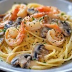 Spaghettis saumon crevettes Paris