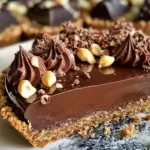 Tarte chocolat et sablé cacao