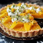 Tarte coco mangue passion