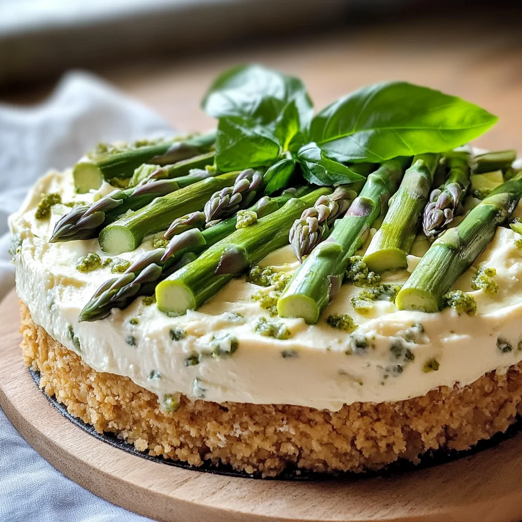 cheesecake salata asparagi robiola