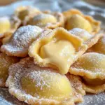 tortelli dolci con zabaione