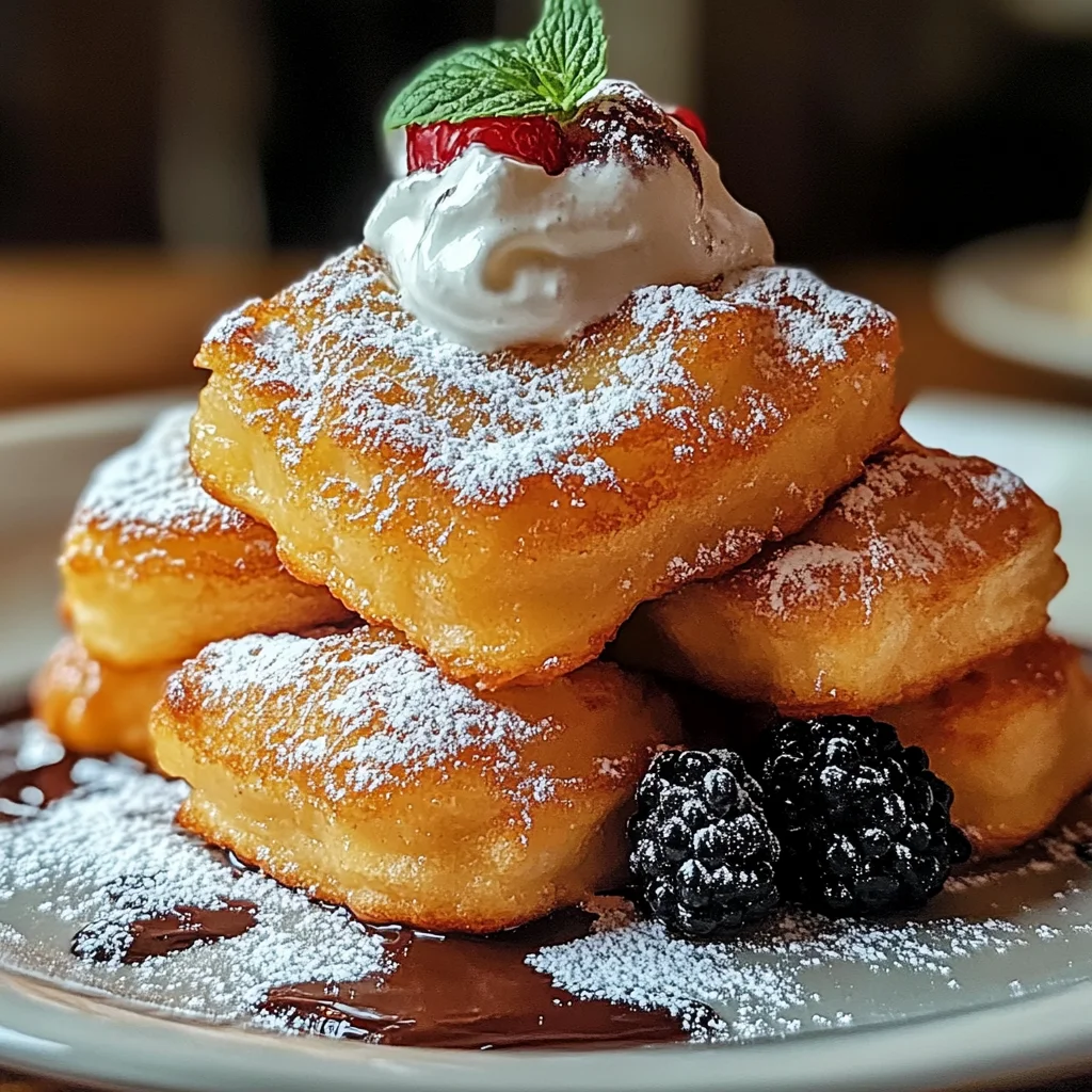 Beignets à la vanille