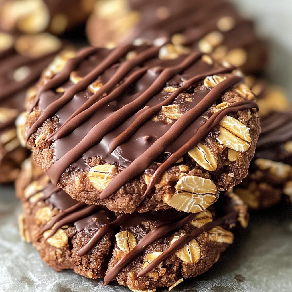 Biscuits avoine chocolat léger