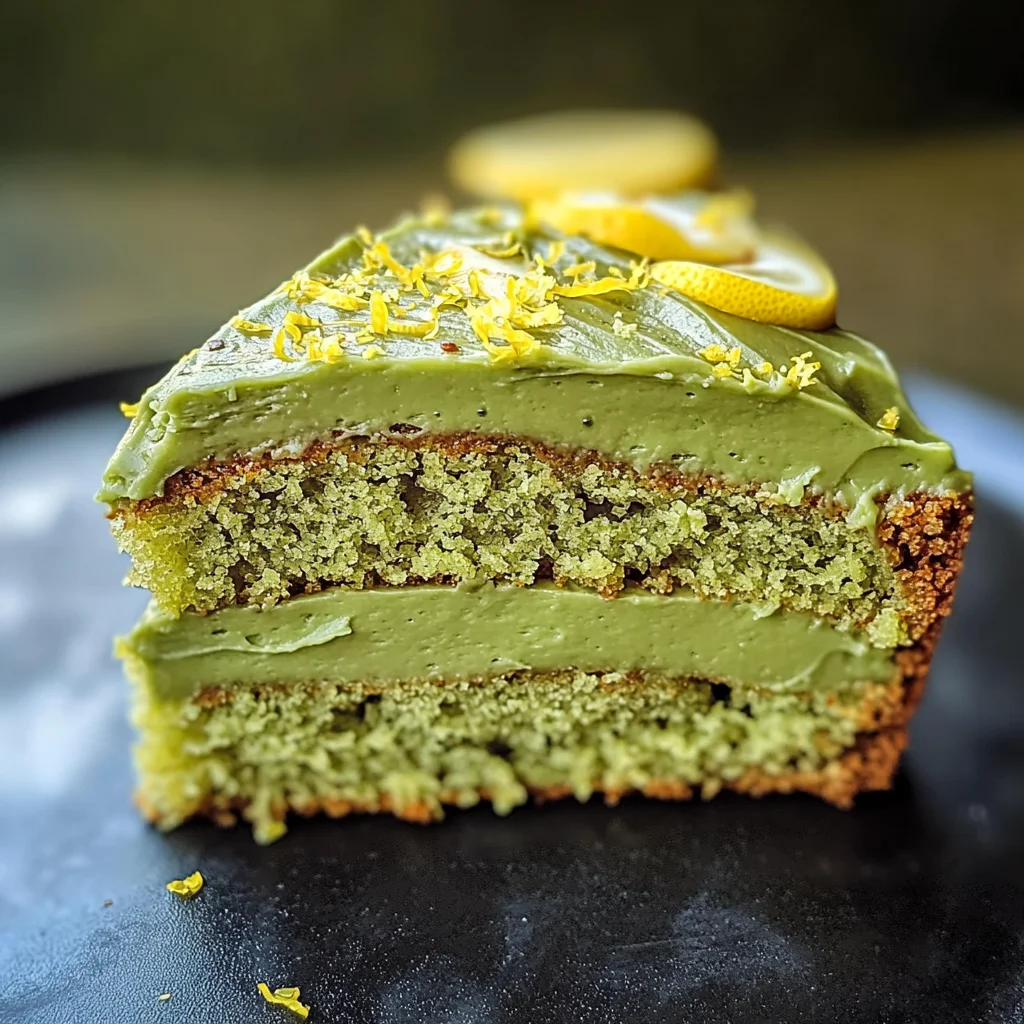 Cake avocat citron vitaminé