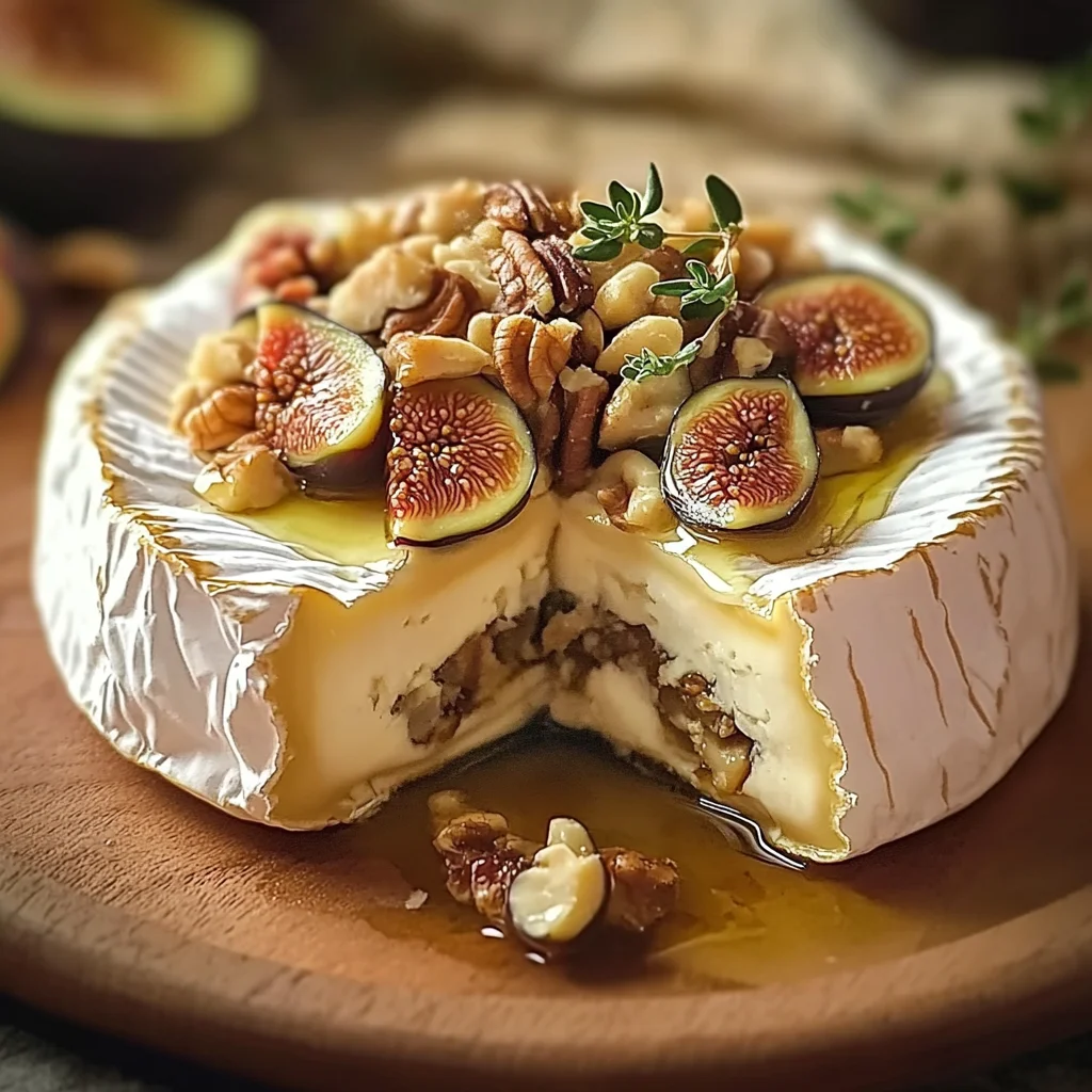 Camembert farci noix pistaches