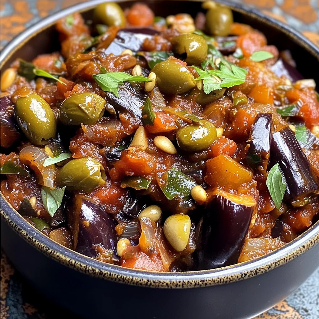 Caponata sicilienne authentique