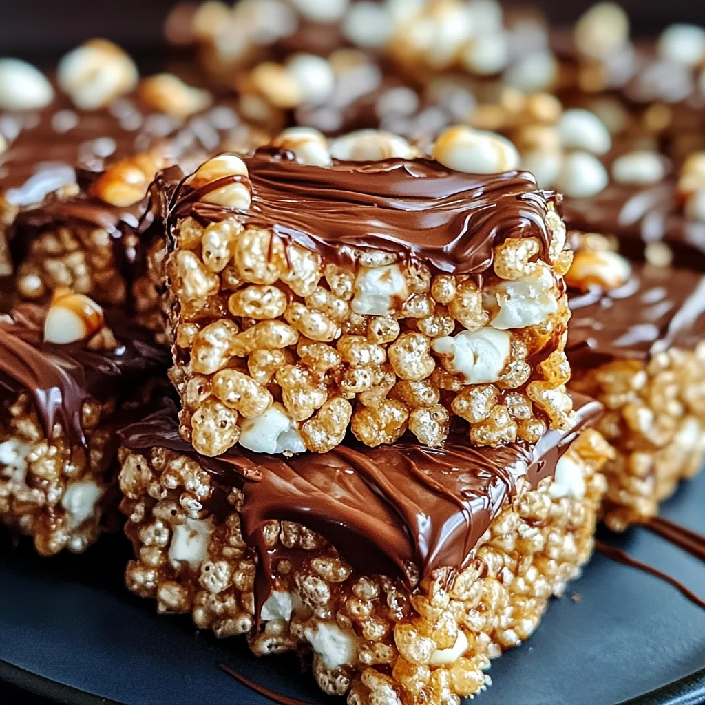 Carrés croustillants Nutella gourmands