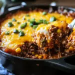 Casserole tamale boeuf maïs