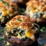 Champignons farcis végétariens