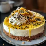 Cheesecake chocolat blanc passion