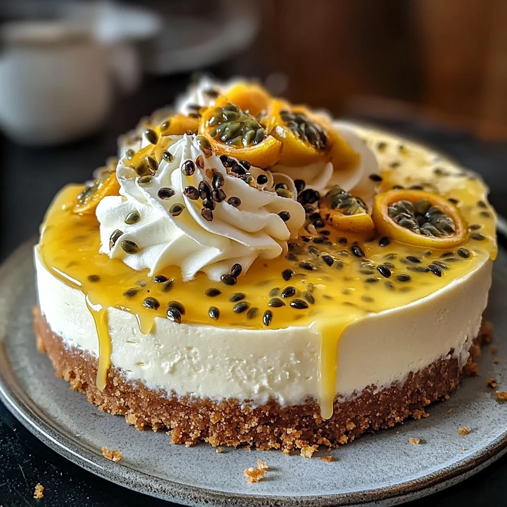 Cheesecake chocolat blanc passion