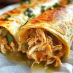 Chimichangas au poulet braisés