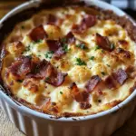 Clafoutis chou-fleur et lardons