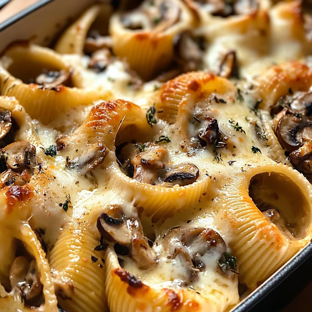 Conchiglie aux champignons et sauge