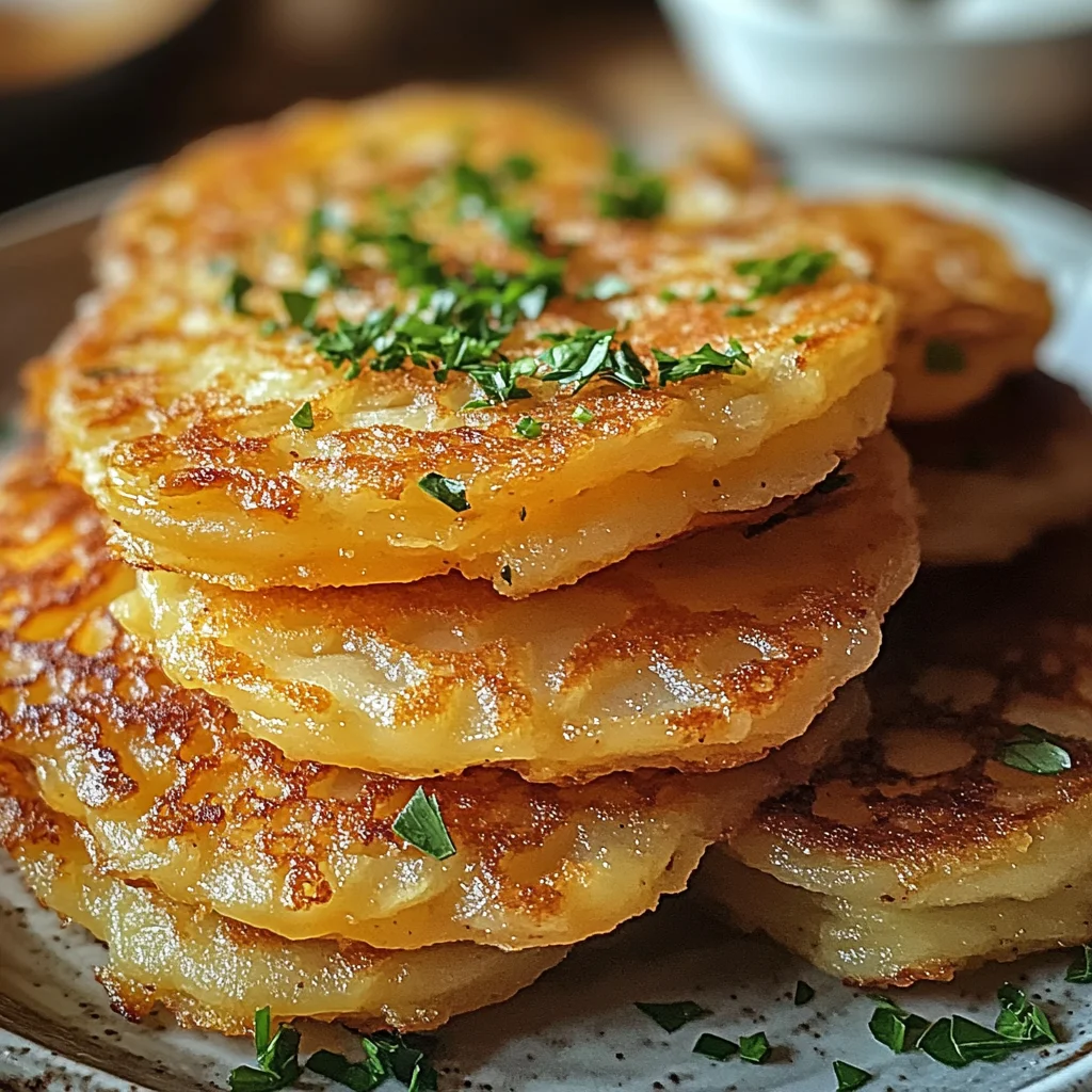 Galettes allemandes croustillantes