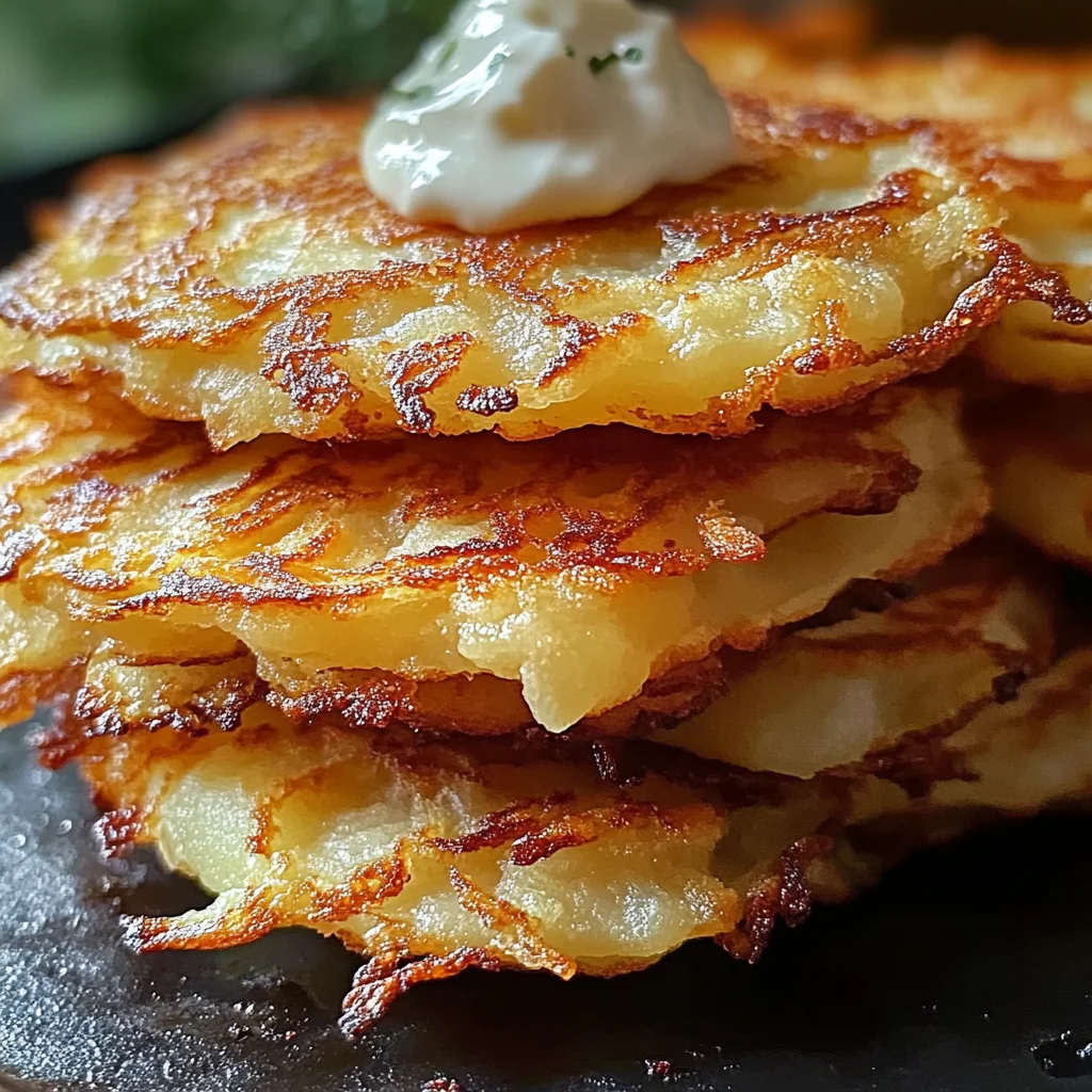 Kartoffelpuffer aux pommes de terre