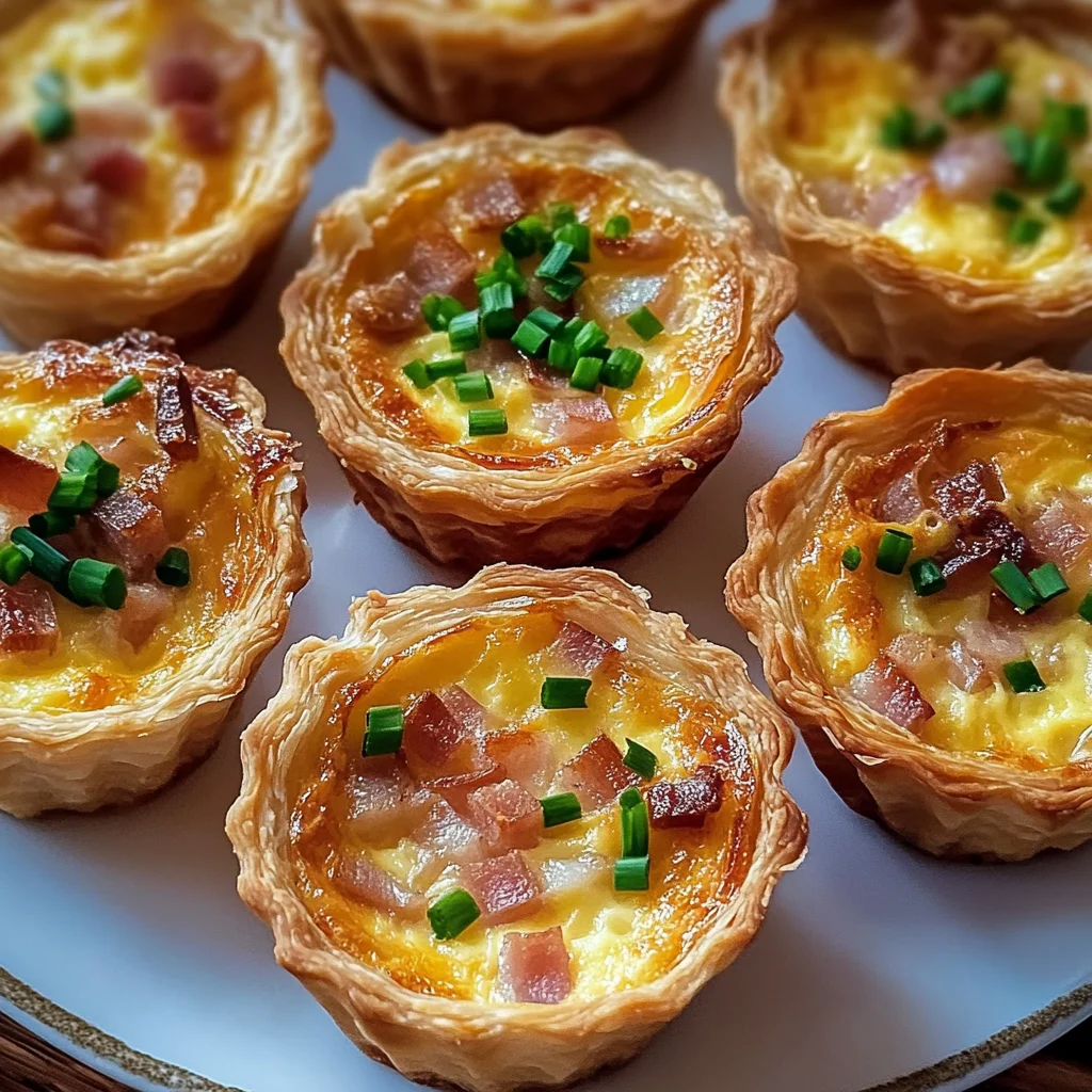 Mini quiches lorraines revisitées