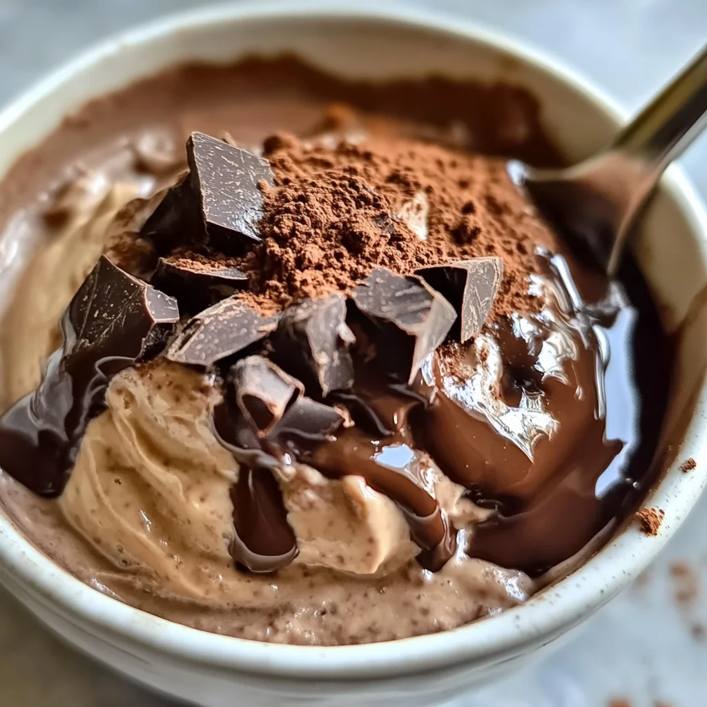 Pudding protéiné au chocolat