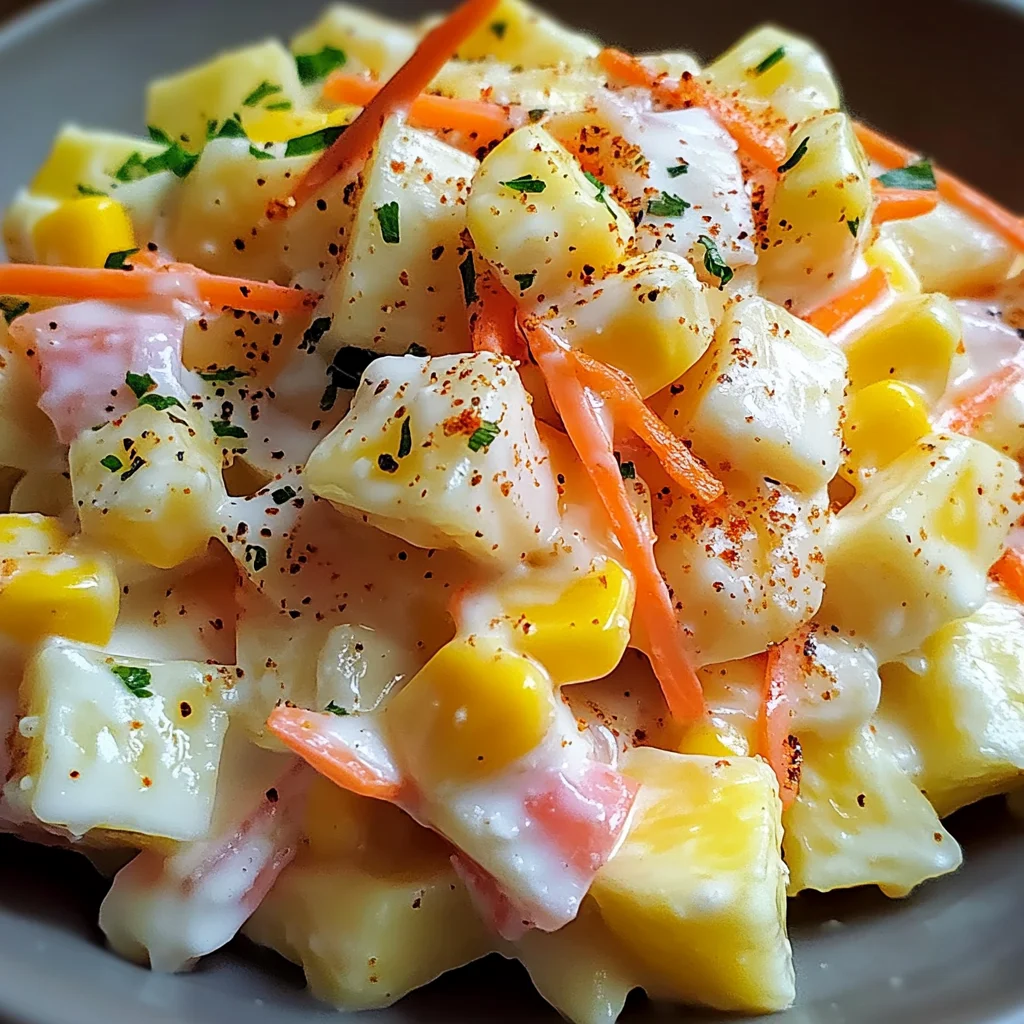 Salade Alaska fraîche et savoureuse