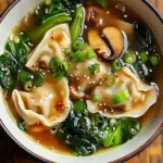 Soupe potstickers aux légumes