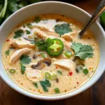 Soupe thaïe coco et poulet
