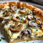Tarte croustillante aux champignons