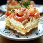 Tiramisu crevettes roses aneth