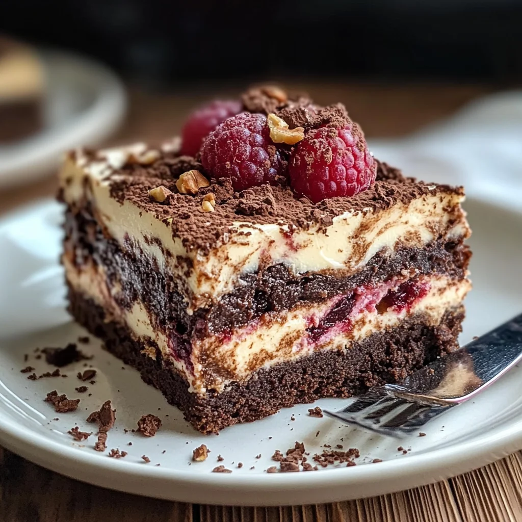 Tiramisu et brownies gourmands