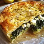 Tourte grecque épinards feta