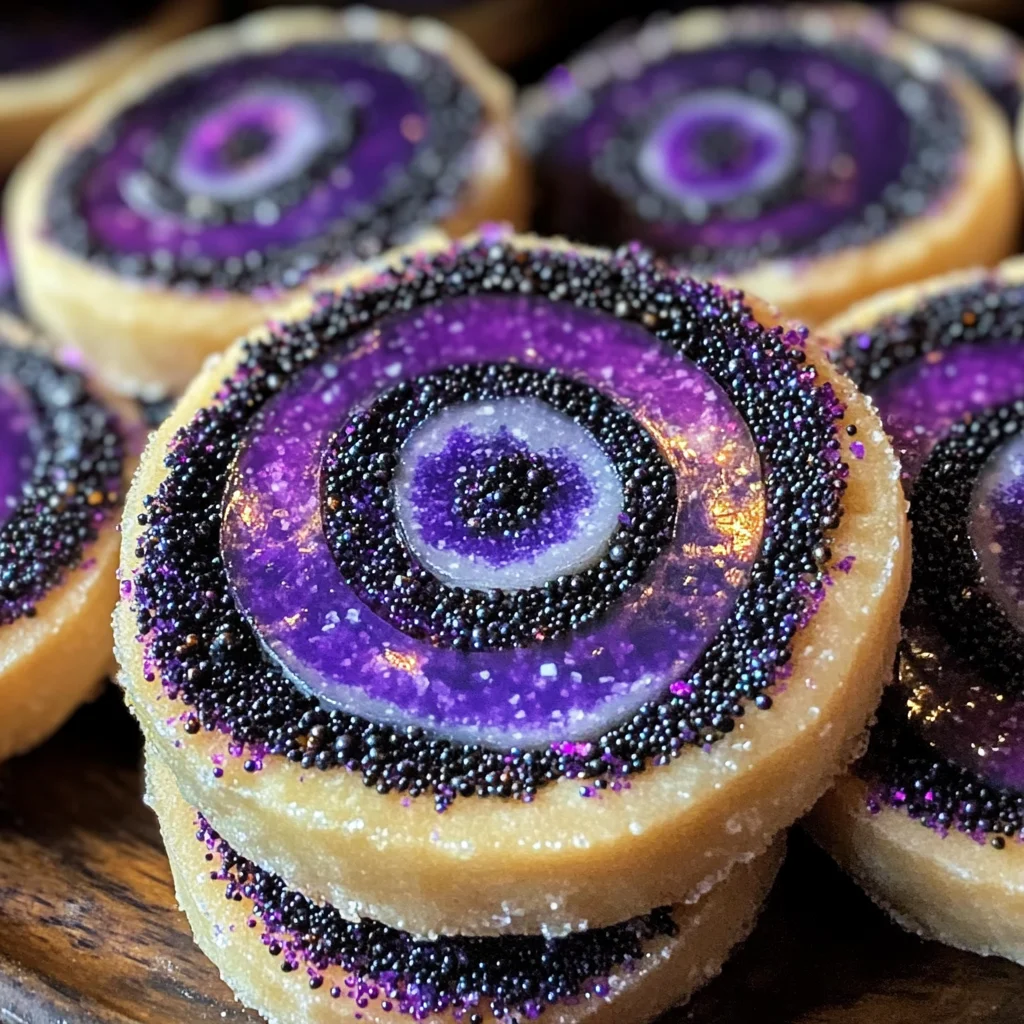 Biscuits géode aux couleurs vives