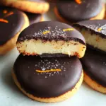 Biscuits sablés orange et chocolat