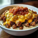 Bol de tater tots, gravy